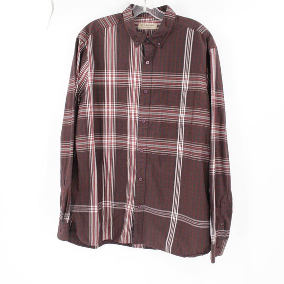 Burberry london Shirt Mens XL Plaid Button Down Long Sleeve Cotton nova check - Picture 1 of 13